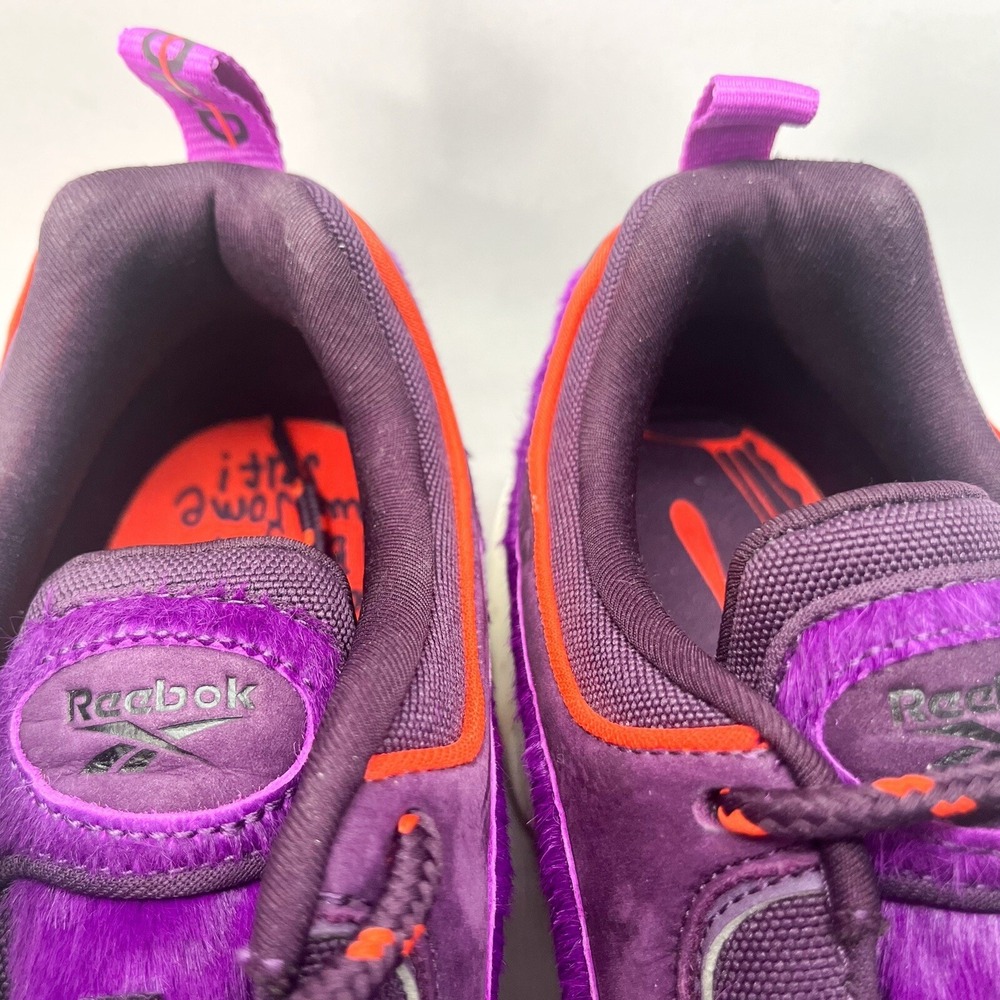 Reebok Mens 11 GOK Daytona DMX Shoes Chalk Pigment Purple Running Sneaker FV6077 - Picture 6 of 9